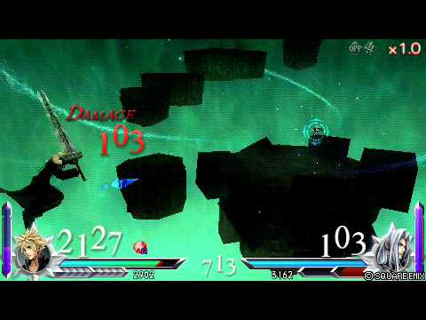 Cloud vs Sephiroth dissidia 012