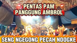 DETIK DETIK INSIDEN PANGGUNG AMBROL PENTAS PAM PUTRO ASWOTOMO MANUNGGAL BAGUSAN LIVE KEMBANGAN