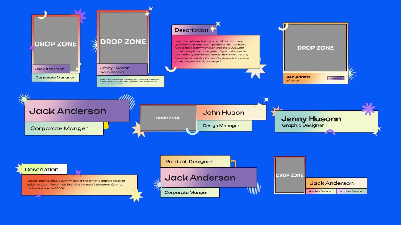 Clean Gradient Lower Third: Final Cut Pro template