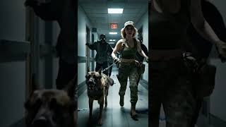 The dog warned her and it saved her #pov #survival #zombie #residentevil