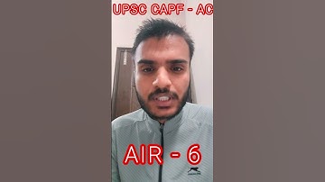 AIR-6 CAPF- 2024 qualified 😍 #capfac #capf#capfac2024 #capfphysical #physical #upsc #capfac2025