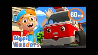 blippi meets frankie firetruck blippi wonders educational