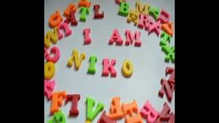 I am Nikon - magnetic letters banner
