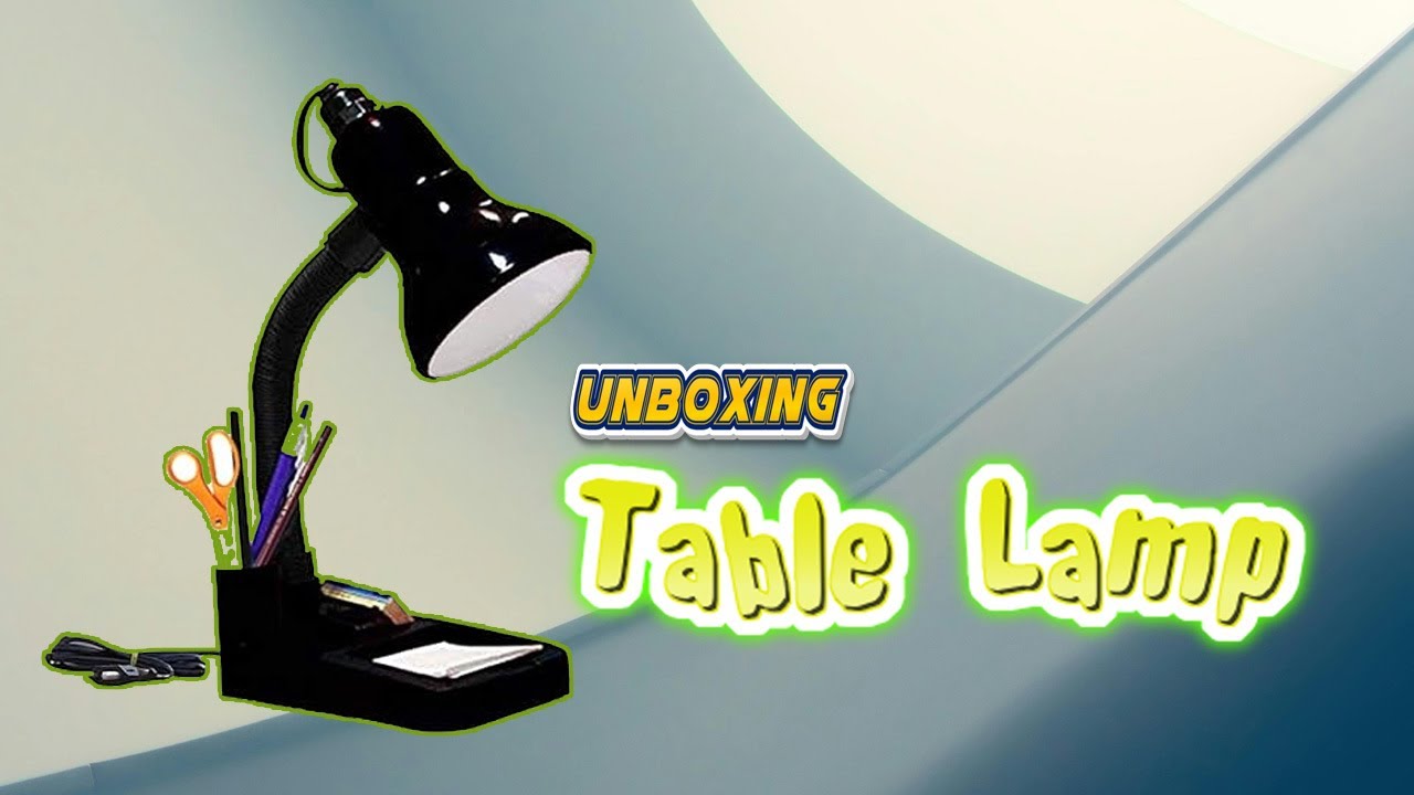 Unboxing - Table light for office table I student study table 