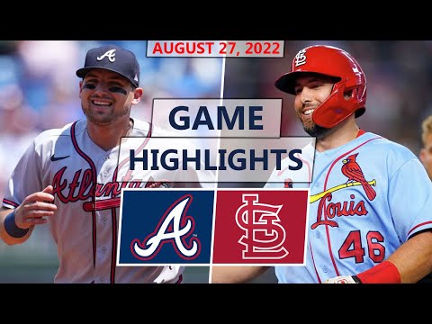 Atlanta Braves vs. St. Louis Cardinals Highlights | August 27, 2022 (Morton vs. Montgomery)