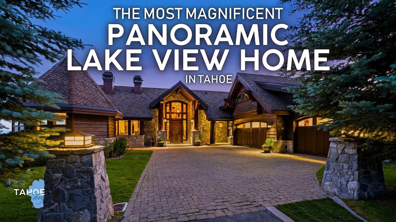 Inside a MEGA LUXURY Home with Stunning Views of Lake Tahoe Nevada