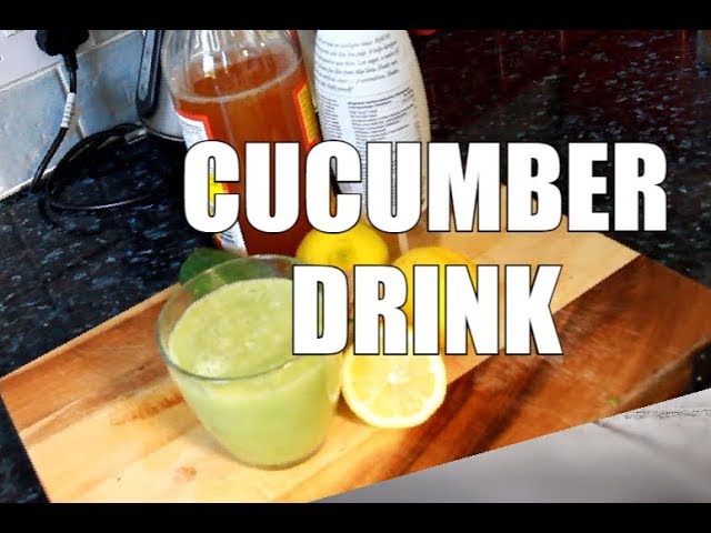 Try This Drink - Flat Tummy Drink With Cucumber Drink | Chef Ricardo Cooking