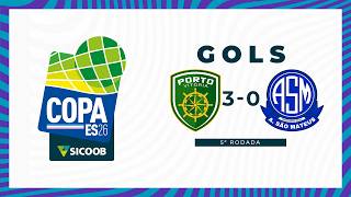GOLS - PORTO VITÓRIA 3x0 AUDAX SÃO MATEUS - COPA ES SICOOB 2026