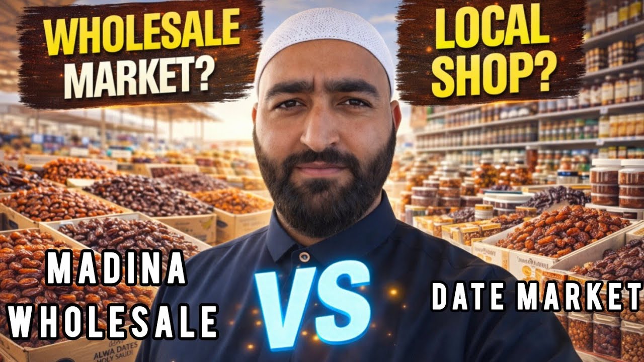 Wholesale Date Market in madina| Ajwa|sab se sasti Khajoor kahan se lein 🤔? | cheapest khajoor mandi