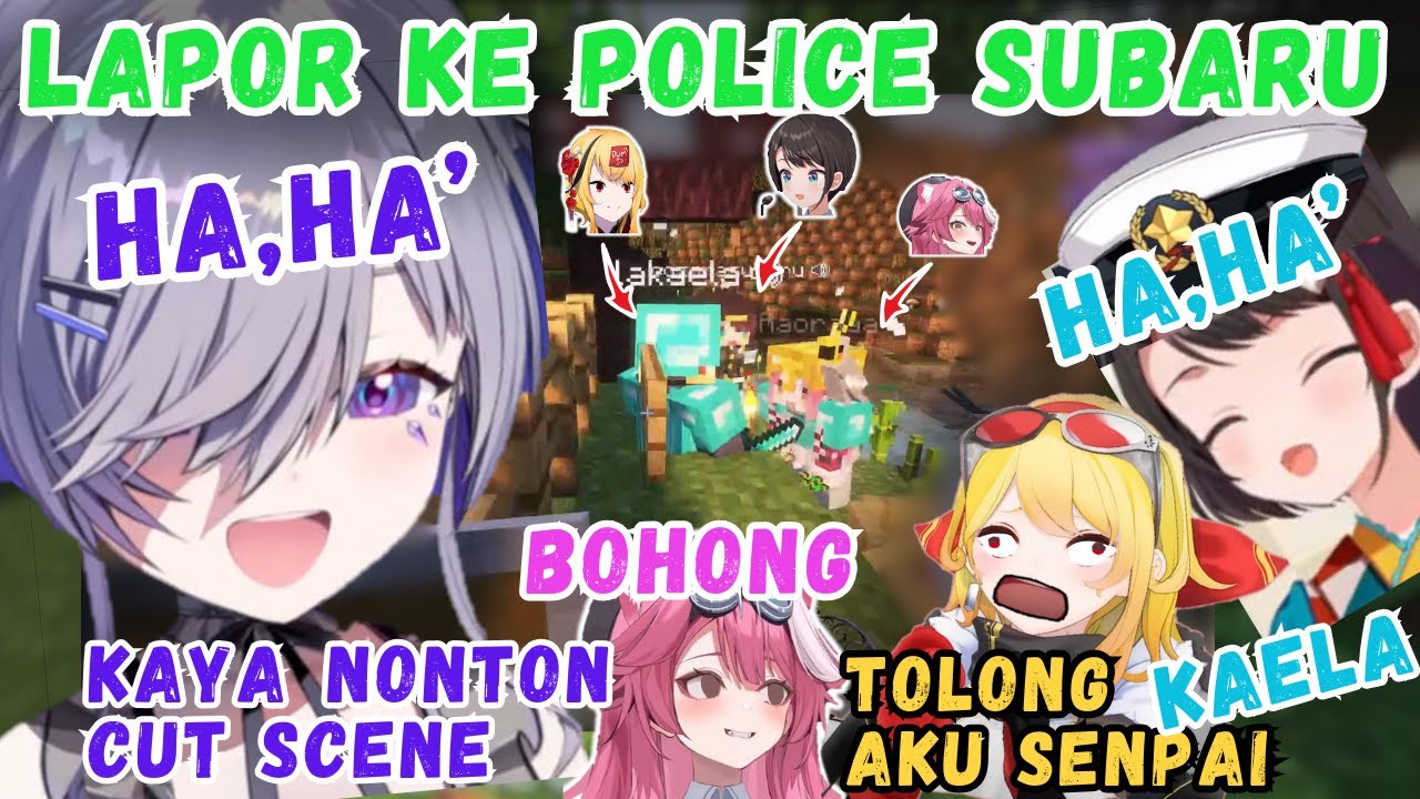 BIBOO Ngakak Nontonin Drama KAELA Histeris Laporin RAORA Ke OZORA Police 【Hololive | Clip】