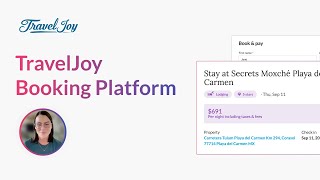 TravelJoy Booking Platform Demo for Travel Advisors: Book hotels, activities & more in one place