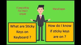 shift key 5 times press | what are sticky keys | turn on or off sticky keys | sticky keys| Five time