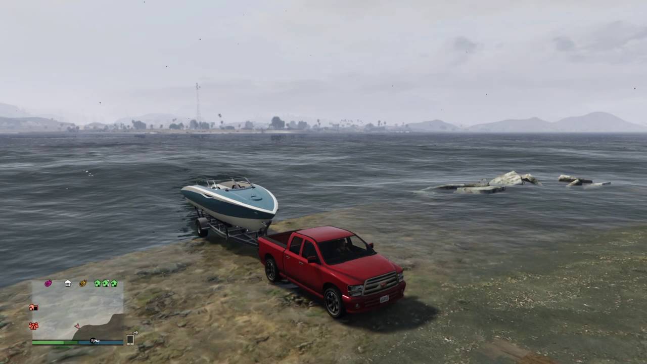 GTA V Boot ins Wasser lassen YouTube