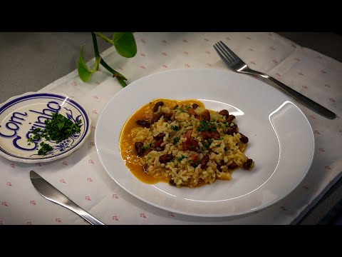 DÚVIDO VOCÊ COMER SÓ UMA VEZ ESSE ARROZ DE FEIJÃO - Ao estilo portugués