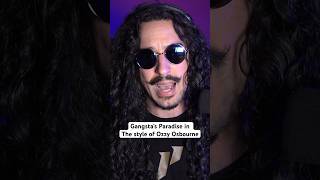 Gangsta’s Paradise in the style of Ozzy Osbourne #ozzyosbourne #coolio #90shiphop #metal