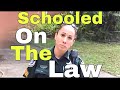 🔵🔴3 Stripe sergeant gets schooled on the law & knows it