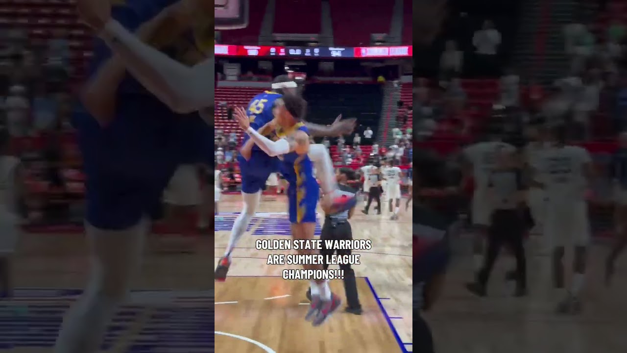 Golden State Warriors are Summer League CHAMPS π€ | #shorts