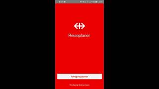 SBB Reiseplaner App - Preview Version screenshot 1