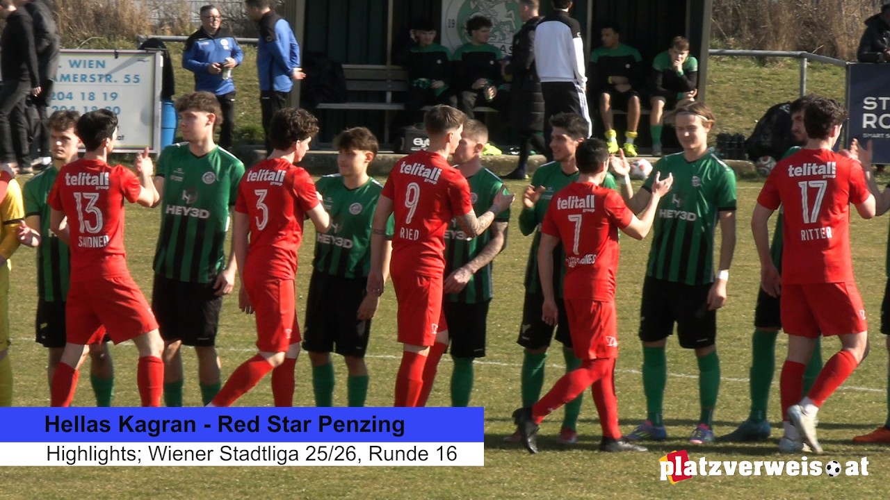 Highlights Hellas Kagran - Red Star; Wiener Stadtliga 25/26, Runde 16