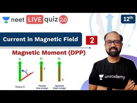 NEET: Current in a Magnetic Field - Quiz 2 | DPP | Quiz 2.0 | Unacademy NEET | Anu Gupta