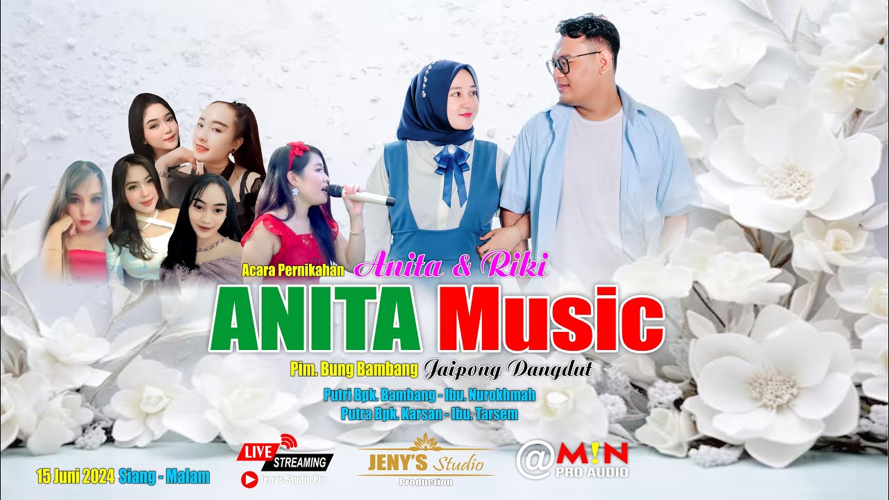 ANITA Music Acara Pernikahan Anita & Riki // Malam