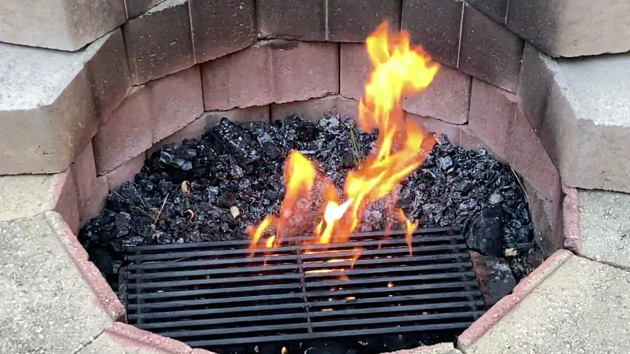 Charcoal grilling Preparation