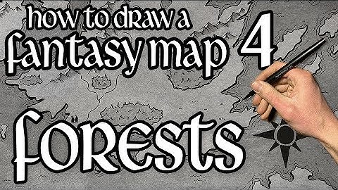 How to Draw A Fantasy Map (part 4: Forests/Trees)