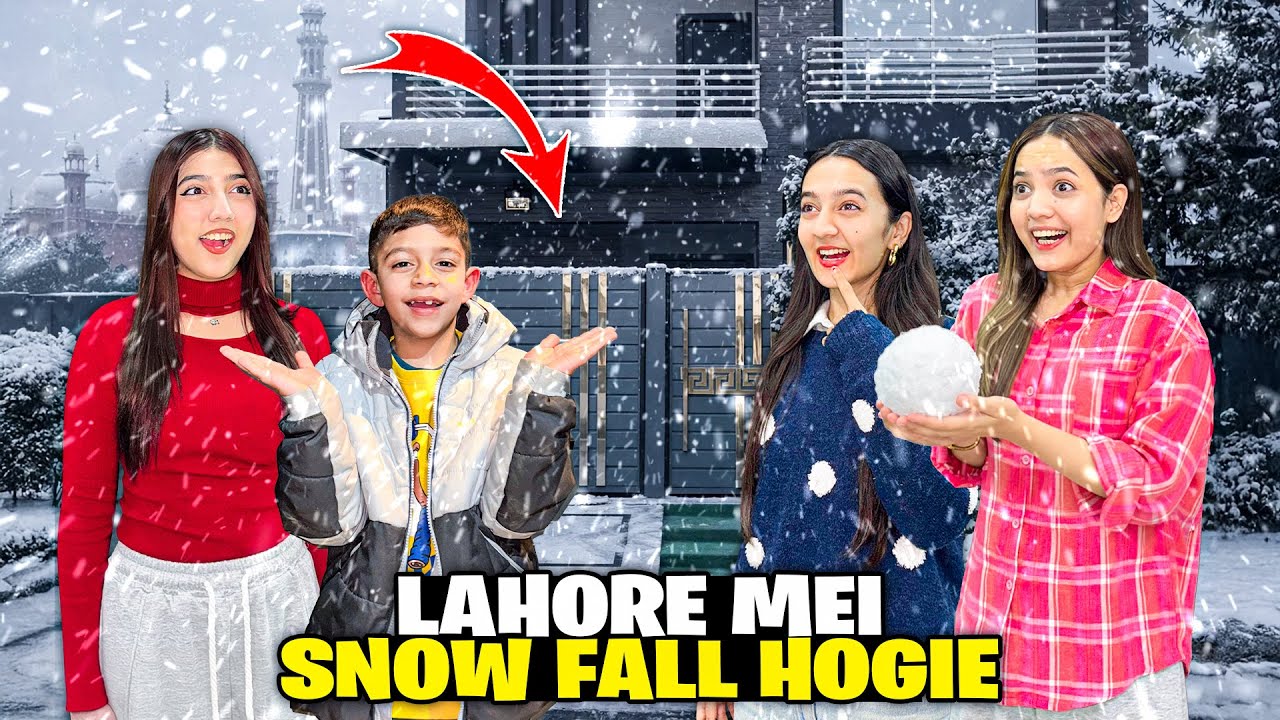 Lahore Mein Snowfall Start Hogayi?😱🤩|Muzamil Ny Helper Ko Thapar Mara😰😡|Dance Practice♥️💃|Sistrology