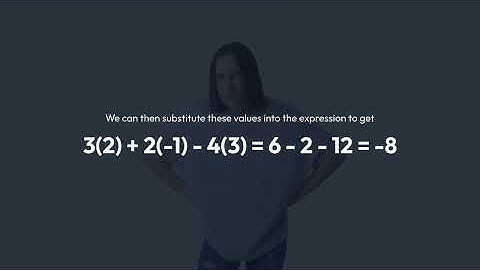 Grade 9 Math: Evaluate variable expressions involving integers