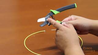 Câble Veste Refendeuses loose Tube En Fibre Optique Optic Cable tampon tube strip-teaseuse