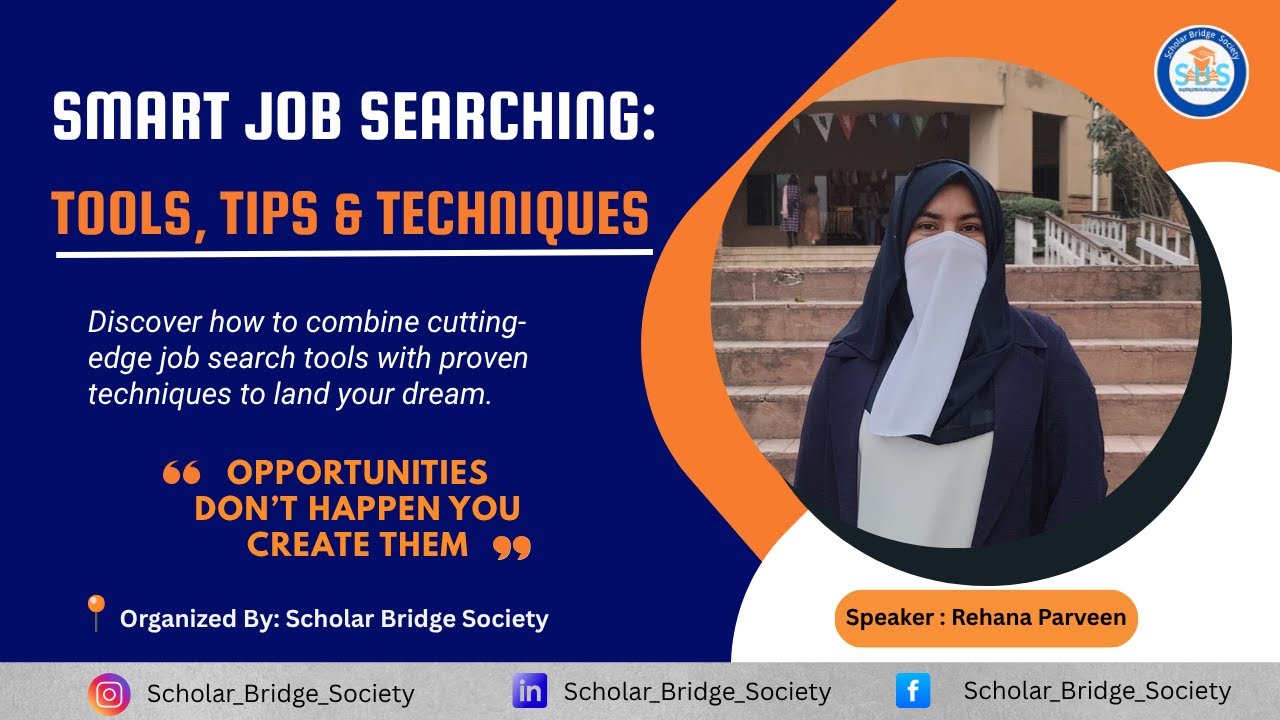 Smart Job Searching | Tips Techniques and Tools | Career Success | Professional Growth |