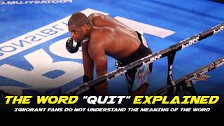 IGNORANT FANS DONT UNDERSTAND THE MEANING OF THE WORD QUIT 🤦🏾‍♂️🤣