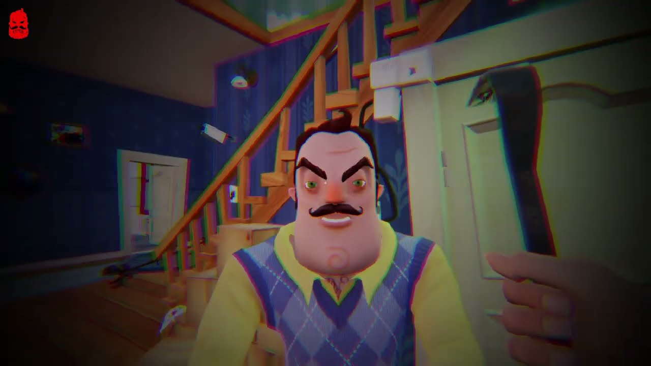 Hello Neighbor: Home Alone, Neighbor? but in the Old Art Style