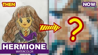 How to draw Hermione Granger | Then and now  l Redraw