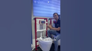 Bồn cầu treo tường rất dễ sửa chữa