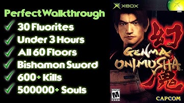 [Hard] [02:41] Genma Onimusha S/Onimusha Rank Perfect Walkthrough (Japanese Voices)