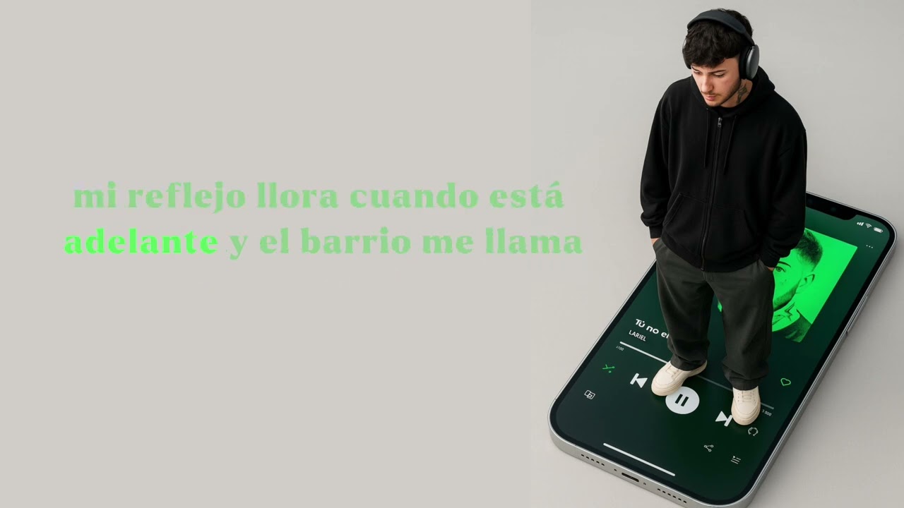 Tu no eres real - LARIEL ( Video Lyrics ) 