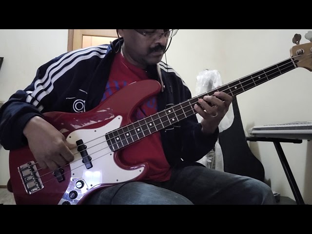 Mahmoud Ahmed Teyikesh Tereji  bass cover class=