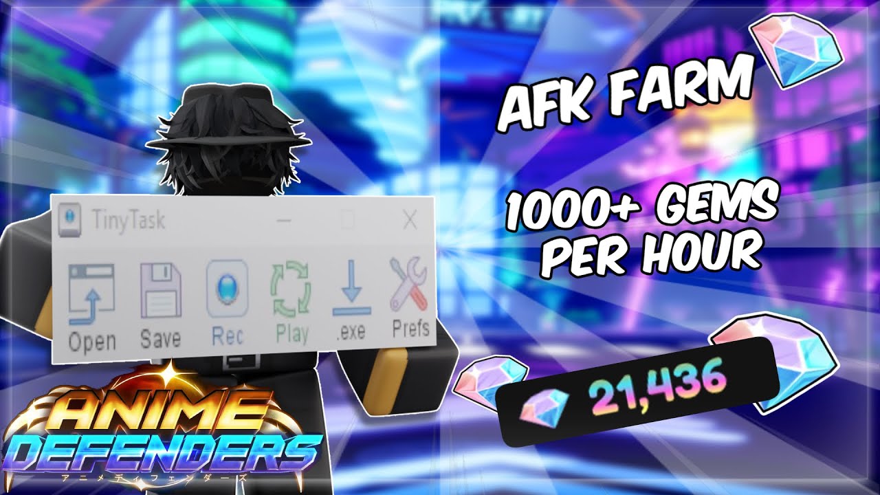 New *BEST* AFK Gem Farm Method in Anime Defenders! (1000+ A HOUR)