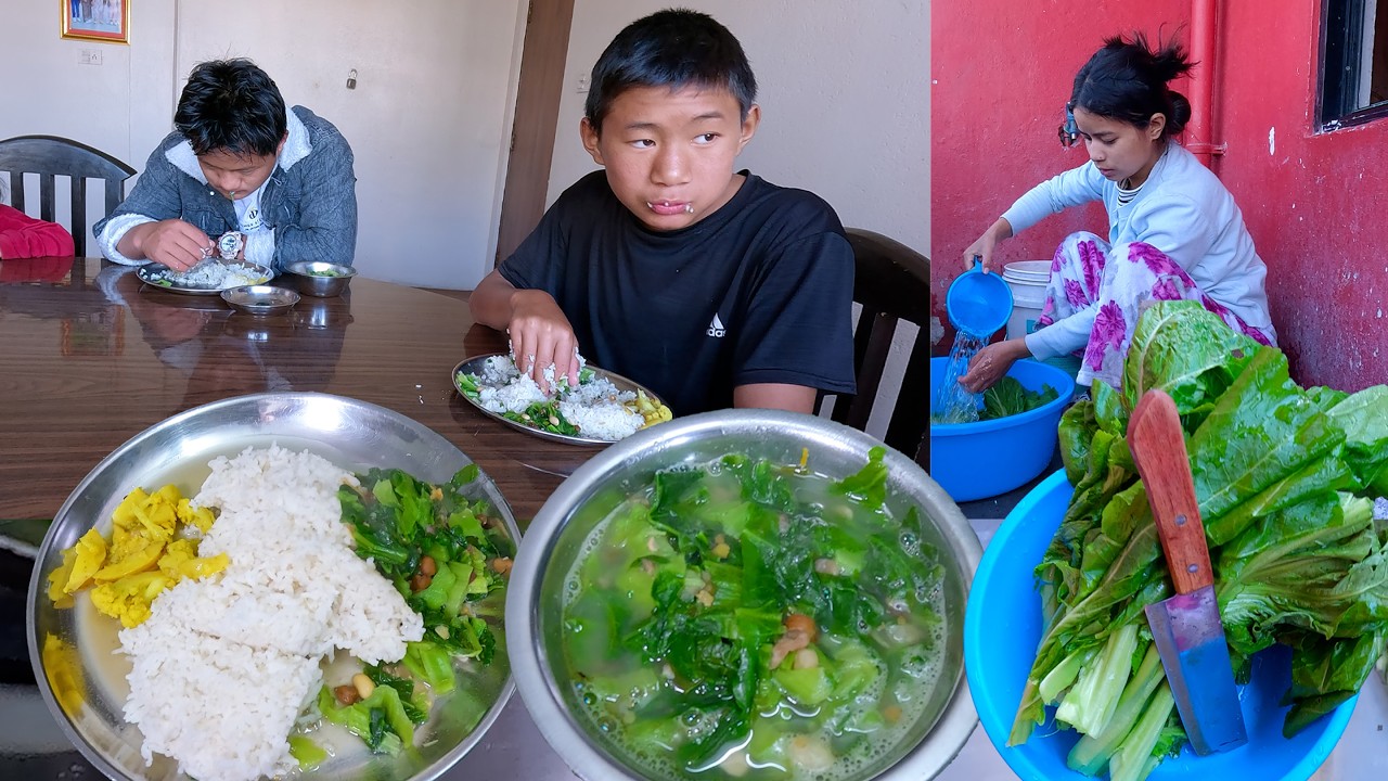 sumnima cooking mustards vegetable items for family || sumnima Rai || family of dhanlaxmi rai