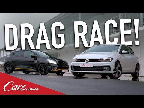 Drag Race - New Polo GTI vs Renault Clio RS 18 F1