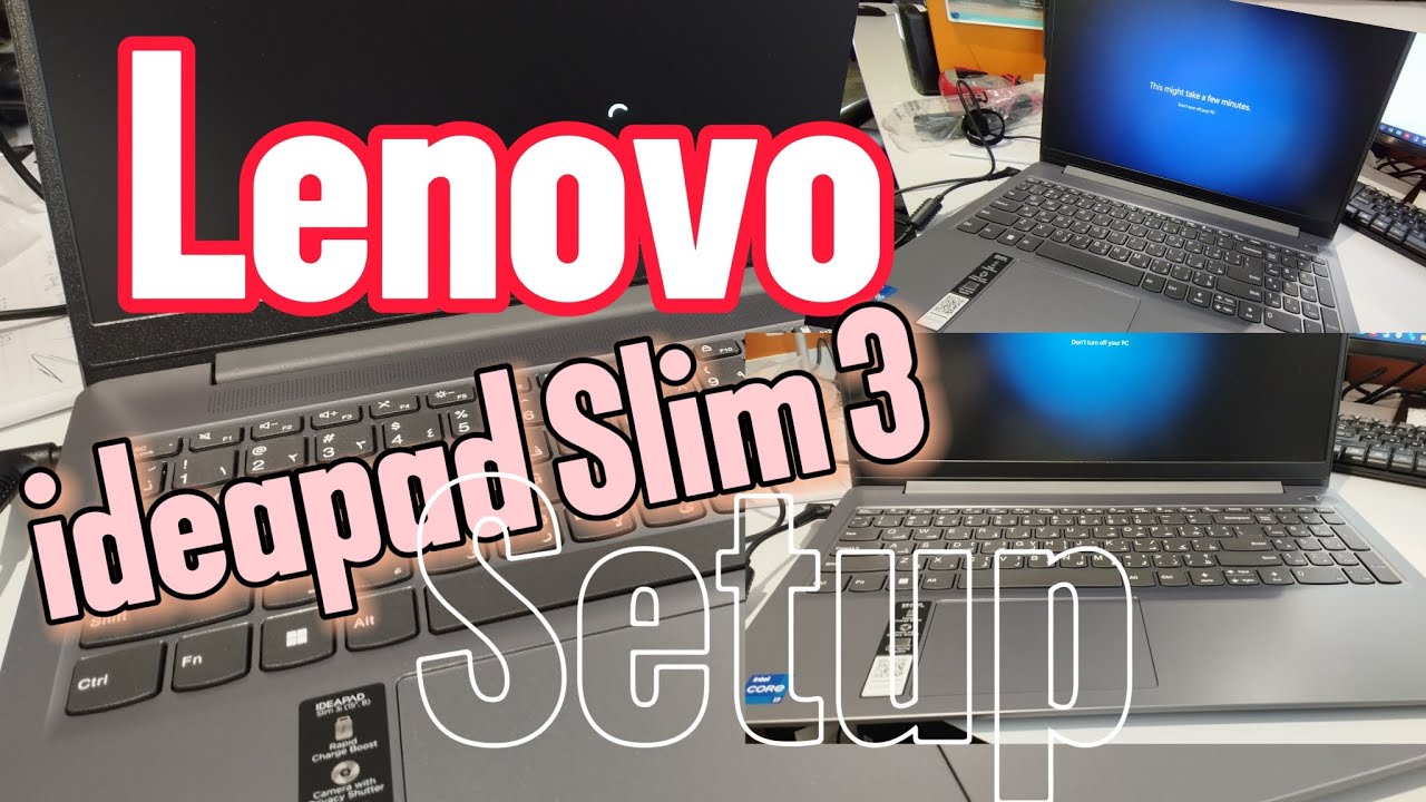 Lenovo Ideapad Slim 3 • Setup • What's in a box
