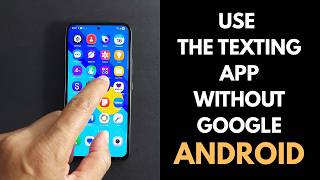 How to use the text messages application without Google, Unlink the Google account screenshot 5