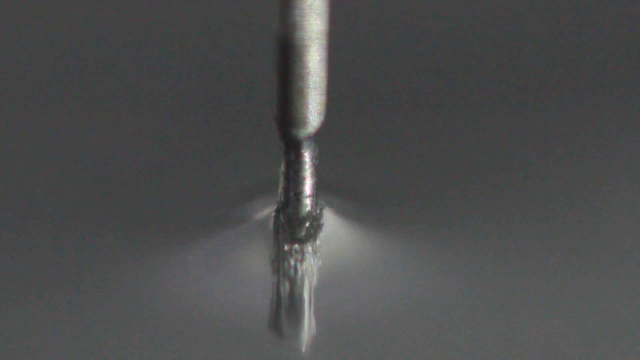 Electrochemical etching of tungsten tip YouTube