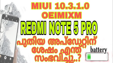 AFTER UPDATE MIUI 10.3.1.0 OEIMIXM  REVIEW | BUGS | MALAYALAM | Android Pie