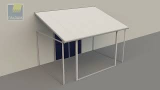 Palram Sanremo Patio Enclosure Animated Assembly Video