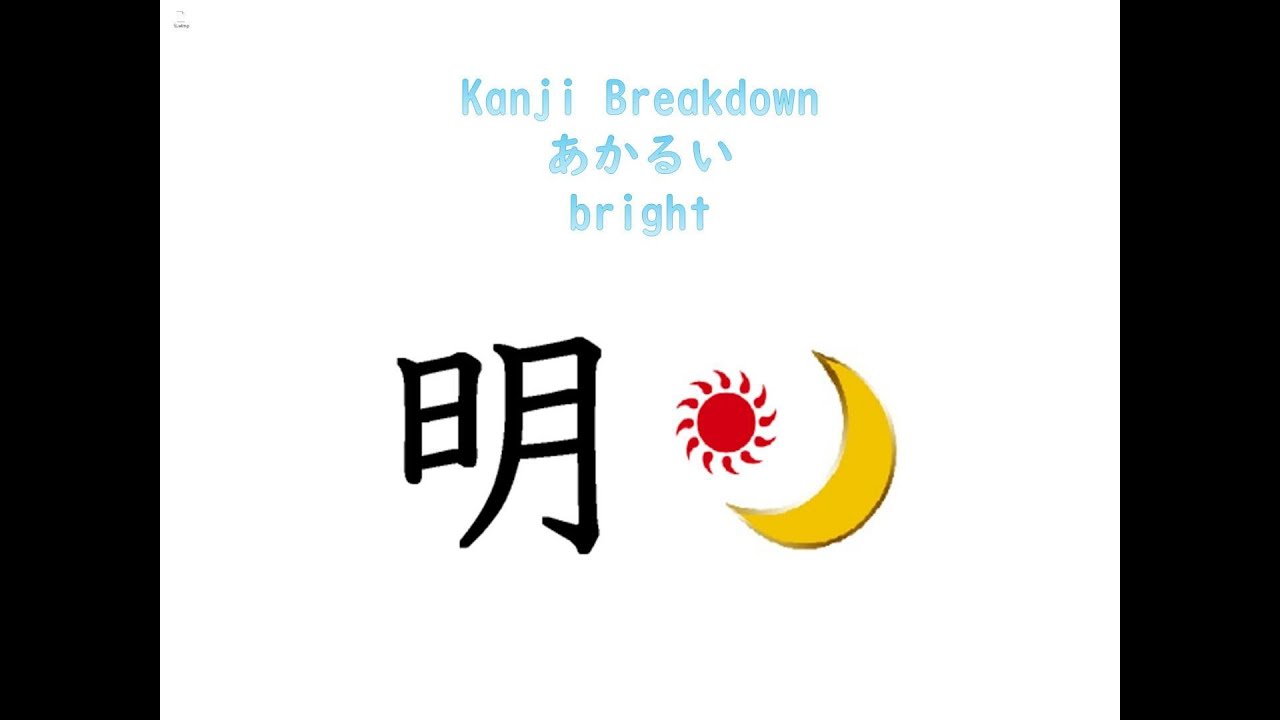 【JLPT N4 Kanji】「明」 Breakdown, Origin, Meaning & Stroke Order