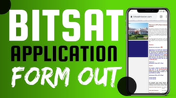 BITSAT 2021 Application form |  Exam Pattern | Application form date | BITSAT eligibility criteria