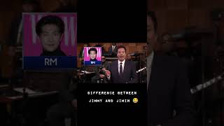 The tonight show twitter update,jimmy Fallon breaks down the difference between him and jimin bts🔮✨😂