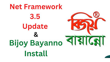 How to Update Net Framework 3.5 With Bijoy Bayanno Install ll Bijoy Bayanno Install Windows10